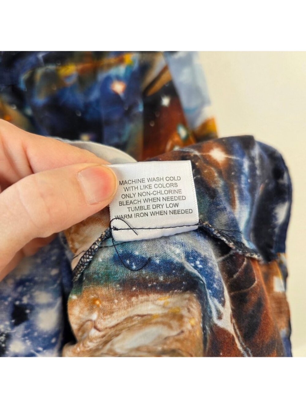 Modcloth Galaxy Print Fit and Flare Dress Blue Constellations Pinup Women's M - Picture 10 of 10